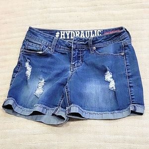 Hydraulic Distressed Shorts